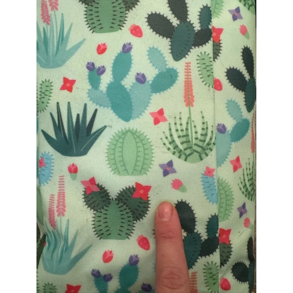 Cool2Go Bottle Cooler Bag Cactus Print Holds 2 Bottles Insulated